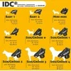 Trixie Julius- K9 ® IDC sudpenders, 3 / XL: 82-115 cm / 50 mm, juoda