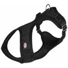 TRIXIE Comfort Soft touring petnešos, S-M 35-60cm/20mm, juodos