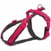 Trixie Trekking Harness Premium, S: 36–44 cm / 15 mm, fuksija / grafitas