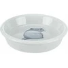Trixie Bowl, katėms, pilkai, keramikos, 0,25l / 13cm, su katės atspaudu