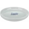 Trixie Bowl, katėms, pilkai, keramikos, 0.6l / 13cm, plokščia ir plati versija