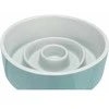 Trixie Slow Feeding, keraminis dubuo, šunims/katėms, pilka/mėlyna, 1,1 l/17 cm, sulėtina ėdimą