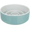 Trixie Slow Feeding, keraminis dubuo, šuniui/katei, pilka/mėlyna, 0,45 l/? 14 cm, sulėtindamas maistą