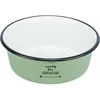 Trixie Bowl, šunims / katėms, žalias, nerūdijantis plienas / emlizuotas, 0,9 l / 17 cm