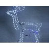 Šviečiantis elnias su 216 LED ir judančia galva, 80x93x41 cm