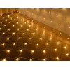 Šviesos ekrano užuolaida 160 LED kalėdinių lempučių USB pilotas baltai balta 2x2,6m