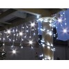 Šviesos užuolaida, 300 LED šaltai baltos spalvos, 10 m ilgio, kombinuota kalėdinių eglutės girlianda