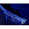 Šviesos užuolaida, 300 LED šaltai baltos spalvos, 10 m ilgio, kombinuota kalėdinių eglutės girlianda