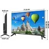 32 colių įstrižainės LIN 32LHD1810 plonas televizorius su HD ryšiu, DVB-T2