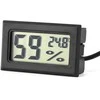 Electronic thermometer with probe humidity clock