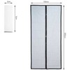 Tinklelis nuo uodų durims, 100x210 mm, aukštis
