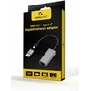 GEMBIRD USB 3.1 + type-C Gigabit tinklo adapteris space pilkas