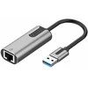 „Vention“ USB 3.0-A į gigabito eterneto adapteris, pilkas, 0,15 m, aliuminio lydinio tipas