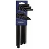 L-formos raktų Torx rinkinys 9 vnt TR10-TR50 Irimo