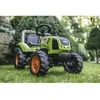 Vaikiškas pedalinis traktorius Falk Claas 1040AB, su priekaba, žalias