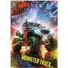 Transporto priemonės „Final Lap Monster Truck“ A/4 elastinis aplankas