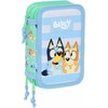 Safta Trigubas penalas Bluey Sisters Žalia Vanduo 12,5 x 19,5 x 5,5 cm 37 Dalys