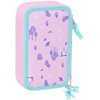 Trigubas penalas Frozen Cool days Violetinė Dangaus mėlynumo 12,5 x 19,5 x 5,5 cm 36 Dalys