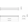 Laikiklis Vogels PFA 9129 CONNECT-IT VIDEO WALL CROSS BAR 1150MM - Juodas