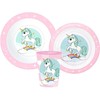 „Unicorn Range“ pietų servizas, mikroplastiko, su puodeliu 260 ml