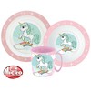 „Unicorn Range“ stalo įrankių rinkinys, mikroplastikas, su puodeliu, 350 ml