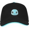 Unisex kepurė Pokémon Squirtle Badge 58 cm Juoda Vienas dydis