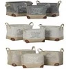 Krepšelio rinkinys DKD Home Decor Poliesteris (3 pcs)