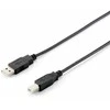 Equip USB2.0 Druckerkabel USB-A->USB-B St/St 5.00m juodas Polybeutel