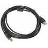 LANBERG CA-USBA-11CC-0030-BK laidas USB 2.0 AM-BM su feritu 3m juodas