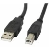 LANBERG CA-USBA-11CC-0030-BK laidas USB 2.0 AM-BM su feritu 3m juodas