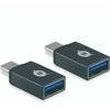 CONCEPTRONIC adapteris USB-C -> USB-A 3.0 2 vnt. pakuotėje, pilka