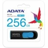ADATA | USB Flash Drive | UV128 | 256 GB | USB Type-A | Juodas/Mėlyna
