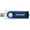 Patriot Memory 64GB Xporter X550 USB atmintinė su dviguba USB A+C jungtimi (PS64GX550AAD) Baltas, Mėlyna
