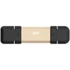 Kietasis diskas „Silicon Power DS72“ USB atmintinė, 1 TB, USB A tipo / C tipo 3.2 kartos 2 (3.1 kartos 2), auksinė