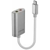 Adapteris - LINDY USB Type C-Garso Konverteris, 3.5mm, Stereo / Mikrofono Jungtis, Sidabrinis
