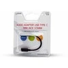 Garso Adapteris - Savio USB 3.1 C į 3.5 mm, Juodas
