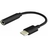 Garso Adapteris - Savio USB 3.1 C į 3.5 mm, Juodas