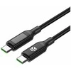 CELLY USBCUSBC100WLED - USB-C TO USB-C CABLE 100W PD WITH LED DISPLAY