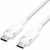 „Vention“ USB-C–C laidas, pintas, 3A, 480 Mbps, 60 W, 2 m, baltos spalvos