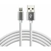 everActive kabelis USB Lightning 1m - Baltas, silikonas, greitas įkrovimas, 2,4A - CBS-1IW