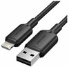Kabelis USB Vention USB-A - Lightning 2 m Juodas (S55293459)