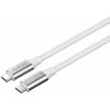 Havit CB6290 - USB Type C į USB Type C laidas, 1 m (baltas/pilkas)