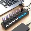 Fusion USB šakotuvas 7 portų 2.0
