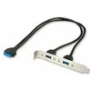 Lindy Galinė plokštė 2x USB 3.0 (33096)