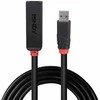 USB Prailginimo Laidas - LINDY USB 3.0 Aktyvus Prailginimo Laidas, M/F, 5 Gbps, 10 m, Juodas