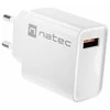 NATEC USB įkroviklis Ribera USB-A 18W baltas