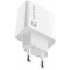 NATEC USB įkroviklis Ribera USB-A 18W baltas