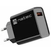 NATEC USB Charger Ribera USB-A 18W juodas