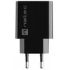 NATEC USB Charger Ribera USB-A 18W juodas