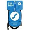 sound station quality (ssq) SSQ XLRMi0,5 - XLR moteriškas - stereo lizdas 3,5 mm kabelis, 0,5 m